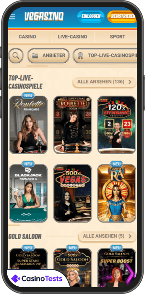Casinò di gioco Vegasino